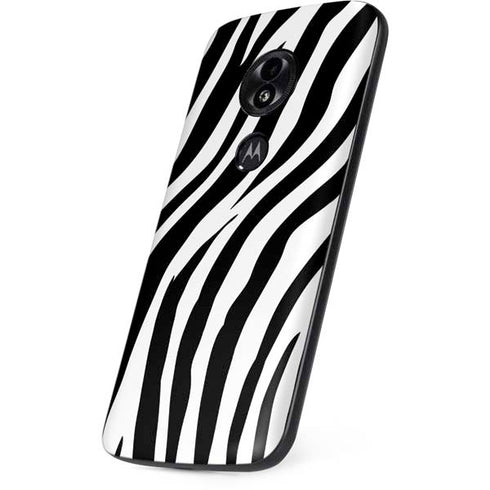 Zebra Print Moto E5 Play Skin